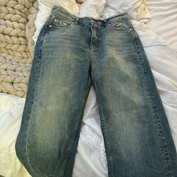VERSEAS BLUE FADED BOOT LEG JEANS - Picture 2 of 8